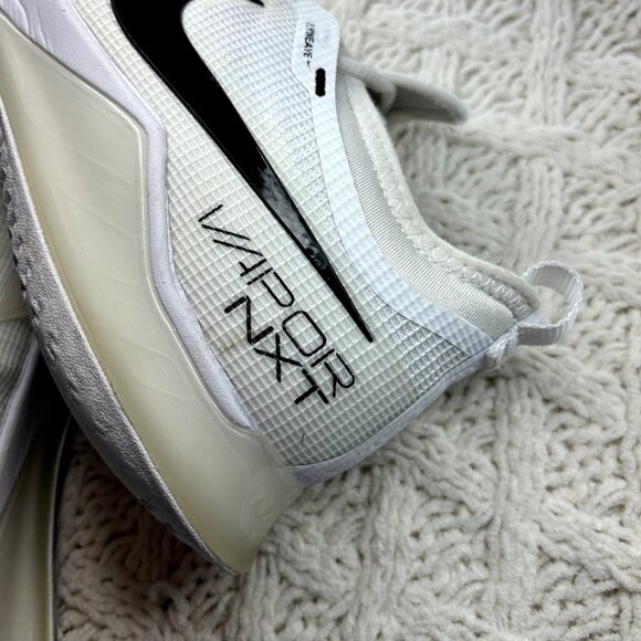 Nike React Vapor NXT HC White Black Tennis Shoes CV0724-101 Sz US 8, 41 EU - Picture 13 of 16